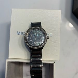 Michael Kors gunmetal watch